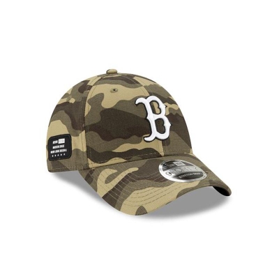Boston Red Sox Gorra | New Era MLB Armed Forces Weekend Stretch Snap 9forty Adjustable Cap Mexico - Verdes